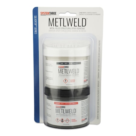 System Three Resins MetlWeld Adhesive, 8oz Kit 1200K10